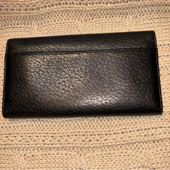 Kate Spade Black Southport Avenue Sandra Leather Wallet - Picture 5 of 15